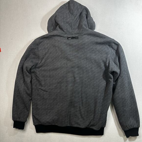 Y2K Oneill Skater Grunge Zip Up Hoodie Sweatshirt Mens Large Fur Sherpa Lined - Picture 10 of 10